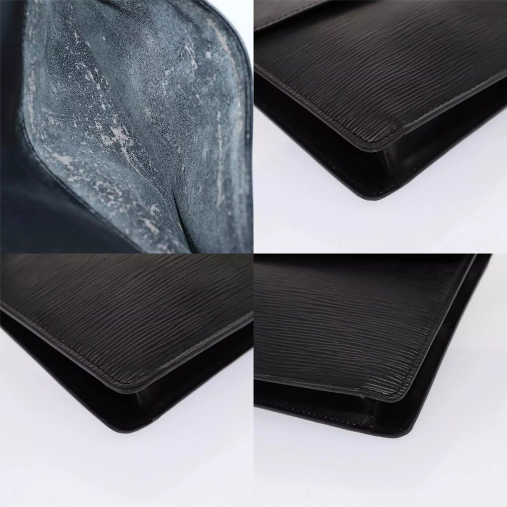 LOUIS VUITTON Epi Montaigne 27 Clutch Bag Black - Picture 15 of 16
